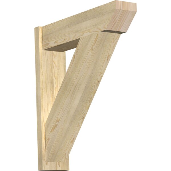 Ekena Millwork Traditional Slat Rough Sawn Outlooker, Douglas Fir, 8"W x 32"D x 36"H OUT08X32X36TRA06RDF - main
